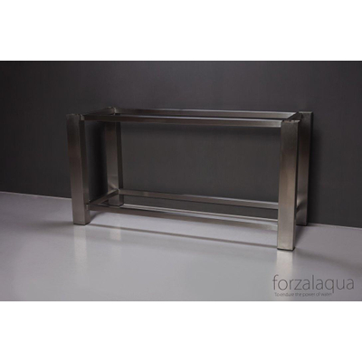 Forzalaqua Onderstel wastafelframe 60x80x51cm RVS geborsteld